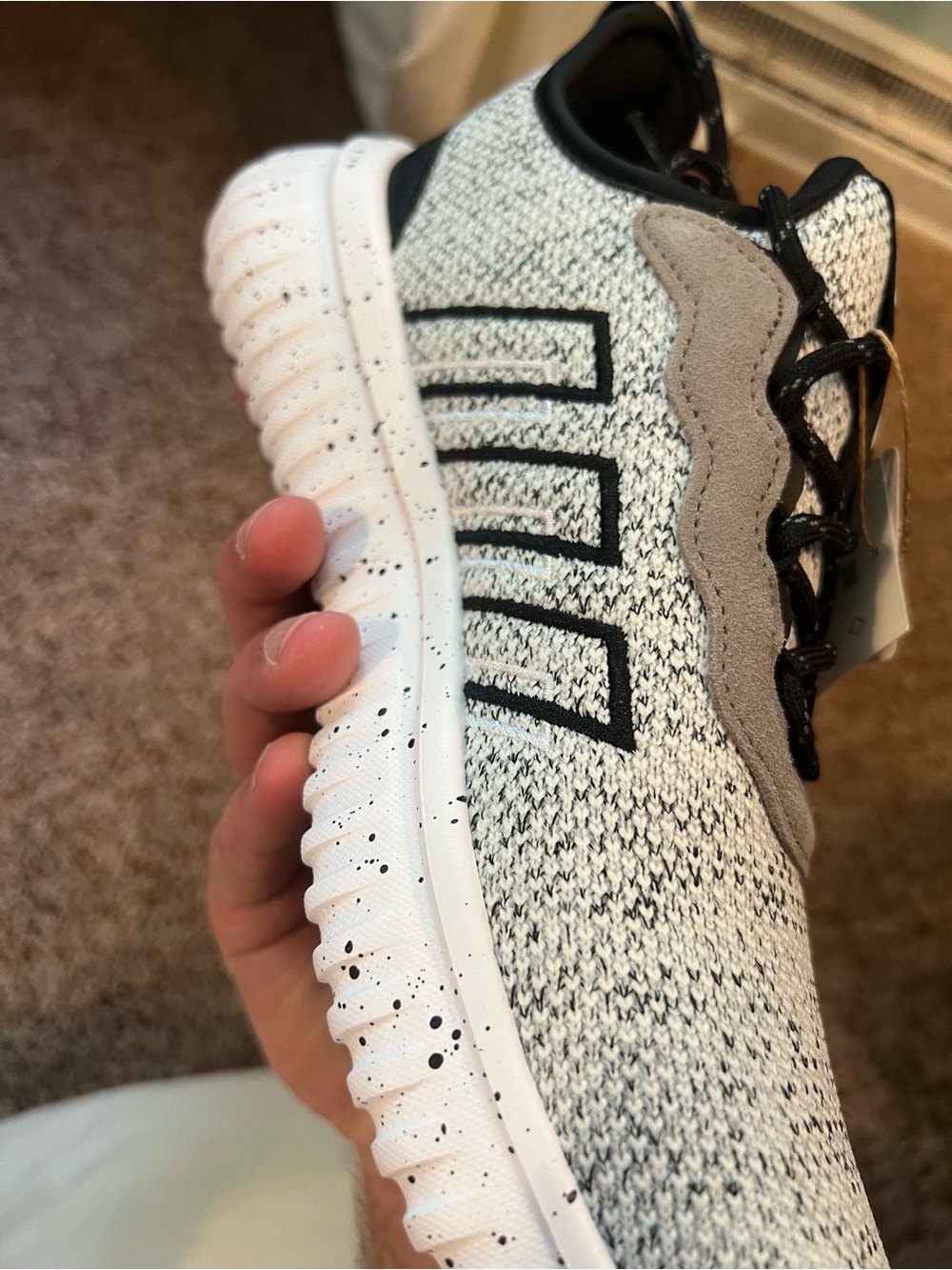 Womens adidas Kaptir flow 2.0 (JR8505) no box size 6.5 - Picture 4 of 6